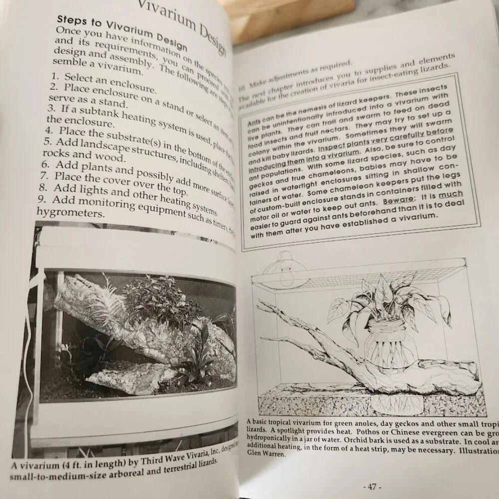 Lizard Keeper's Handbook Book Philippe de Vosjoli 9781882770250 Reptile Caretaki